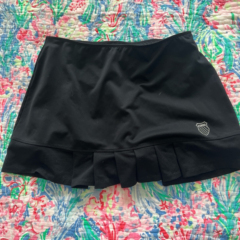 Black athletic skirt